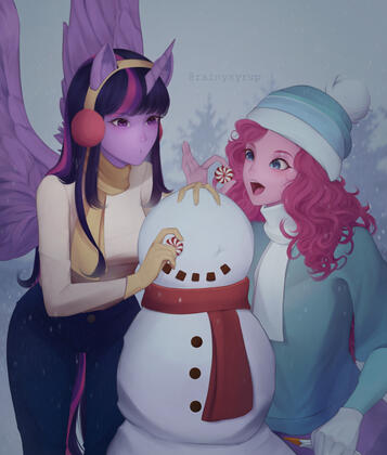 Two Torsos + Snowman + Background - 85.99