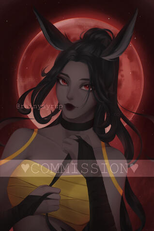 Bust + Moon Background - 26.99